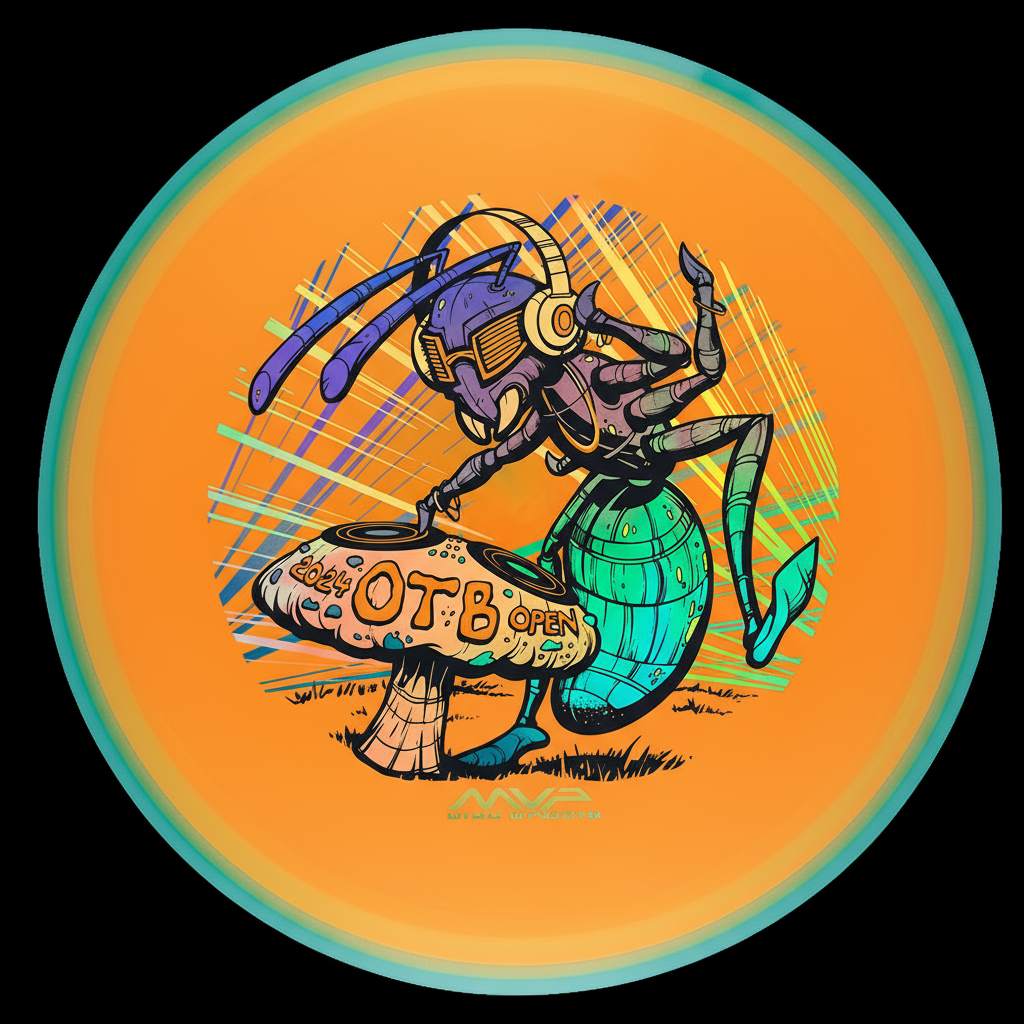Axiom Prism Neutron Trance fairway driver with translucent Prism rim and vibrant Neutron core