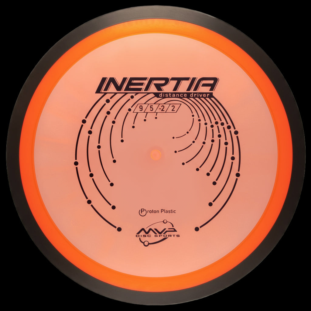 MVP Proton Inertia distance driver in premium translucent Proton plastic for smooth control and power