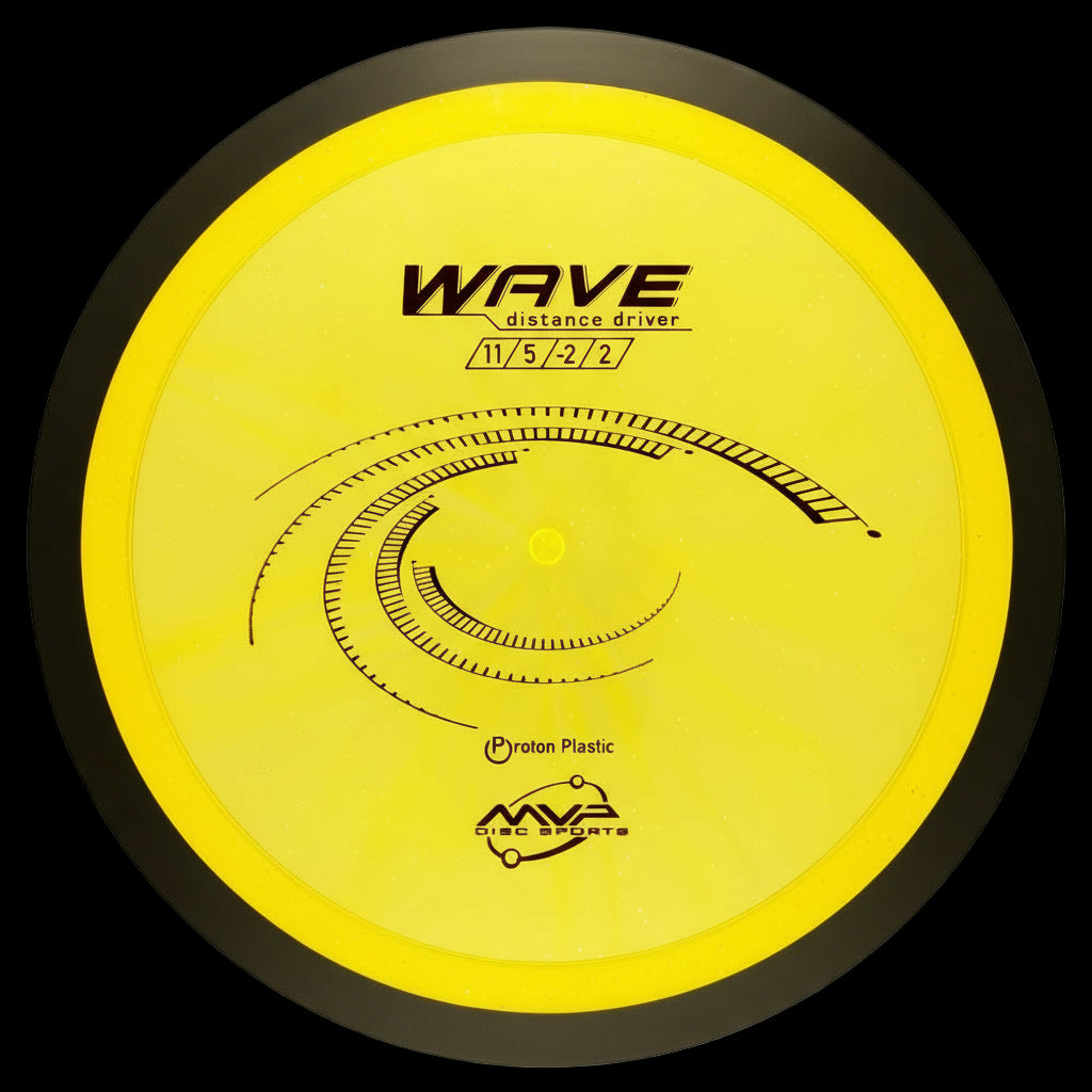 MVP Proton Wave distance driver in translucent premium Proton plastic for effortless distance and control