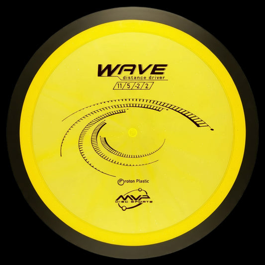 MVP Proton Wave distance driver in translucent premium Proton plastic for effortless distance and control