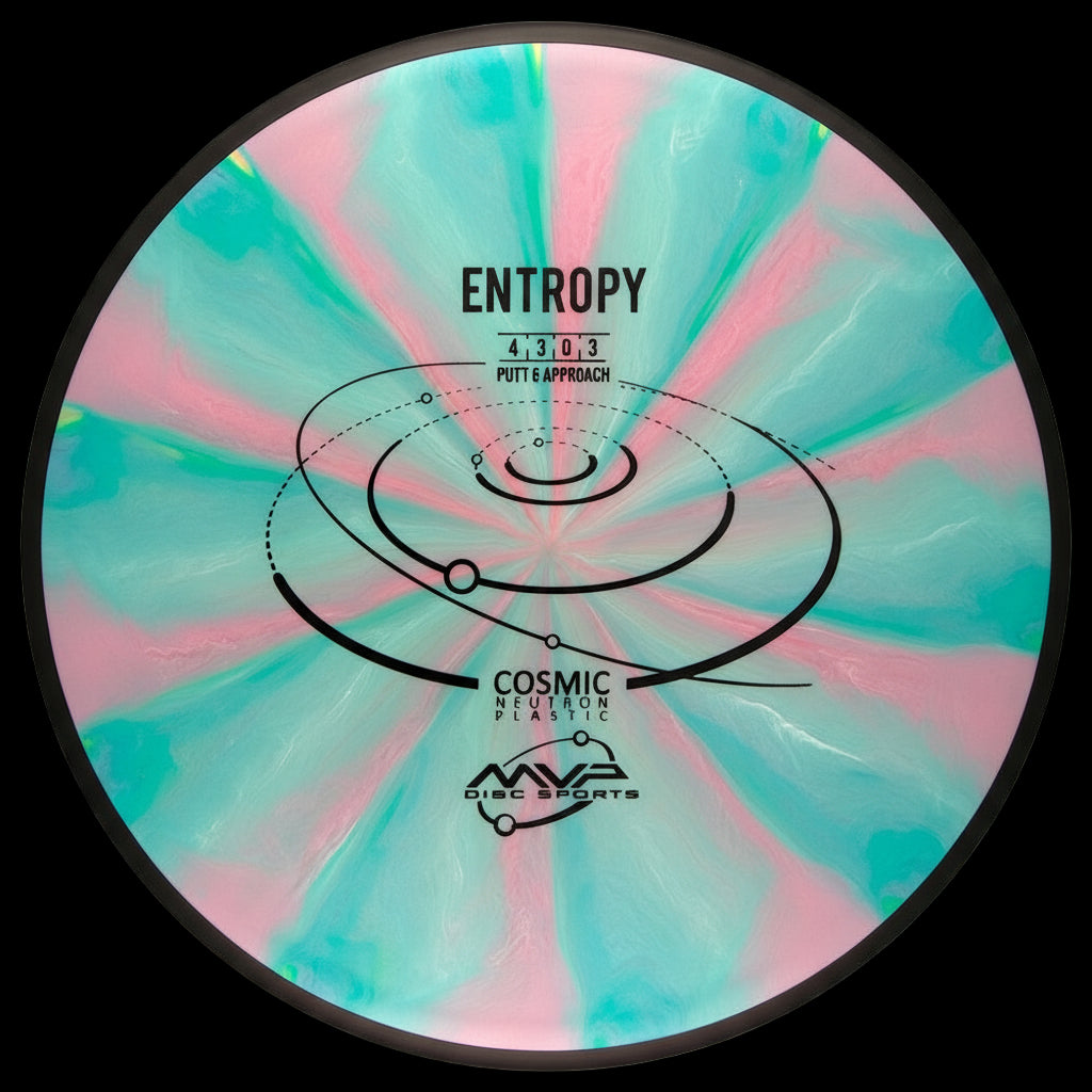 MVP Cosmic Neutron Entropy overstable approach putter in swirled premium plastic