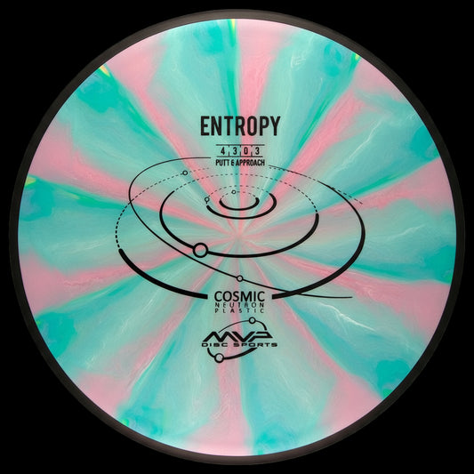 MVP Cosmic Neutron Entropy overstable approach putter in swirled premium plastic