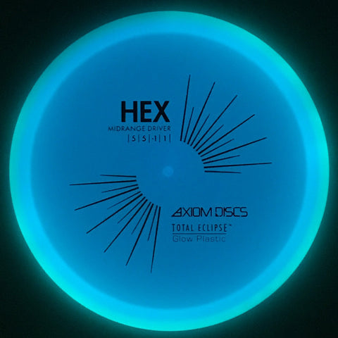 Axiom Total Eclipse Hex disc – blue glow effectplate  