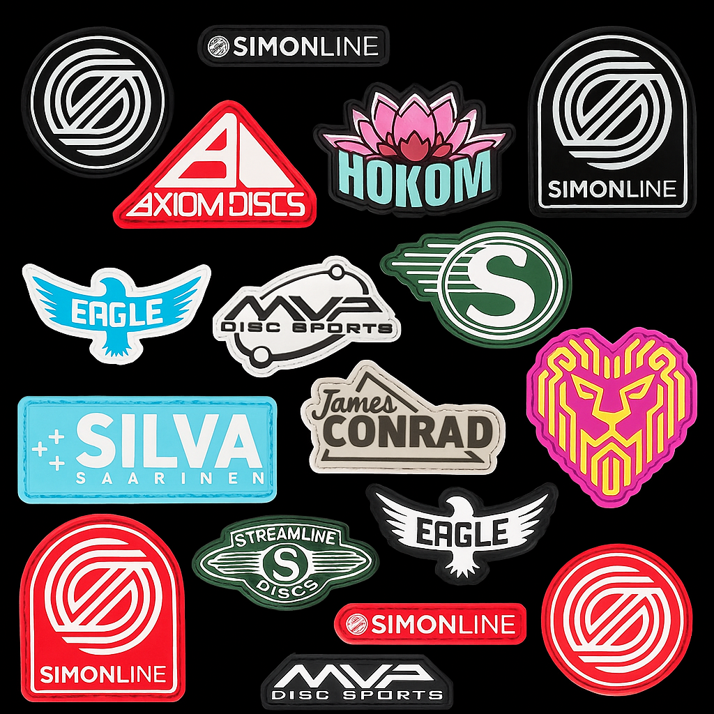 Velcro patch for disc golf bag – MVP / Axiom / SimonLine / Eagle / Saarinen design