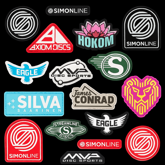 Velcro patch for disc golf bag – MVP / Axiom / SimonLine / Eagle / Saarinen design