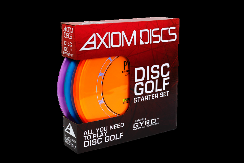 Axiom Premium Box Set – premium disc golf gift set with Neutron and Proton discs