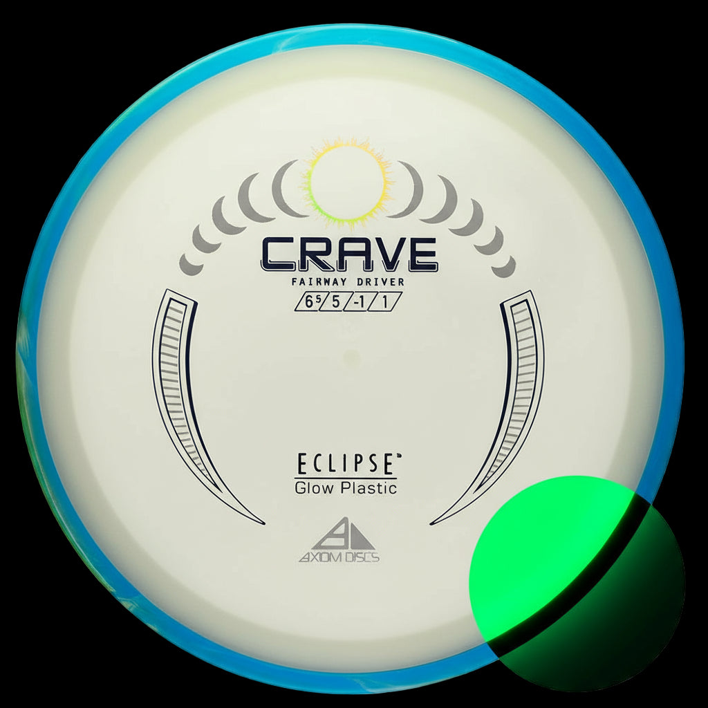 Axiom Eclipse Crave fairway driver in glow premium plastic