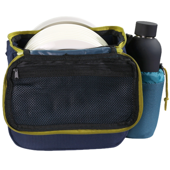 MVP Cell Bag Gray / Orange — lightweight beginner disc golf bag for 6–10 discs.