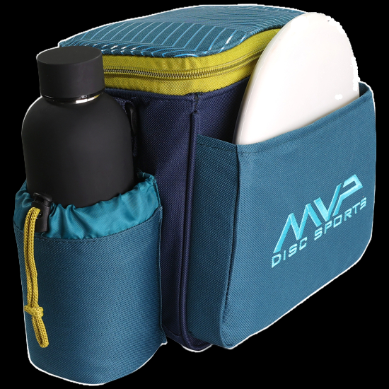 MVP Cell Bag Gray / Orange — lightweight beginner disc golf bag for 6–10 discs.