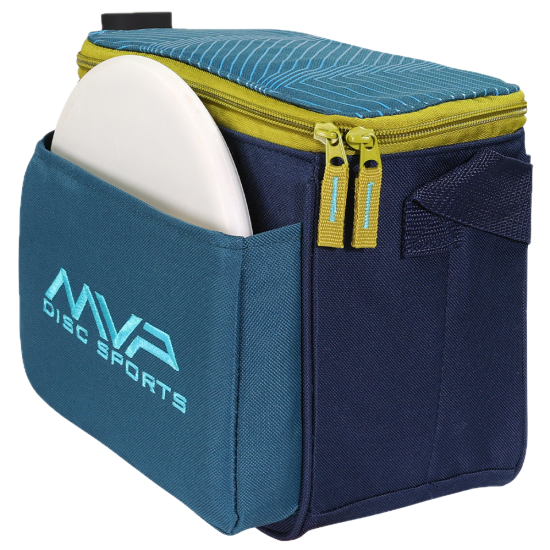 MVP Cell Bag Gray / Orange — lightweight beginner disc golf bag for 6–10 discs.