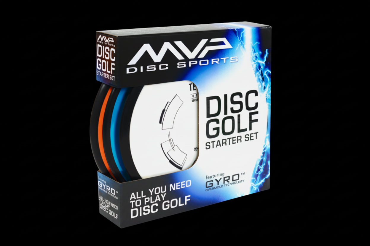 MVP Premium Box Set with driver, midrange, and putter in premium plastics