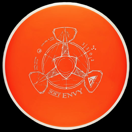 Axiom Neutron Envy Soft putt and approach disc in flexible premium plastic for smooth grip and control