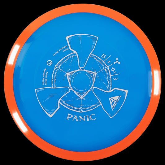 Axiom Neutron Panic overstable distance driver in premium two-tone Neutron plastic for wind resistance and control