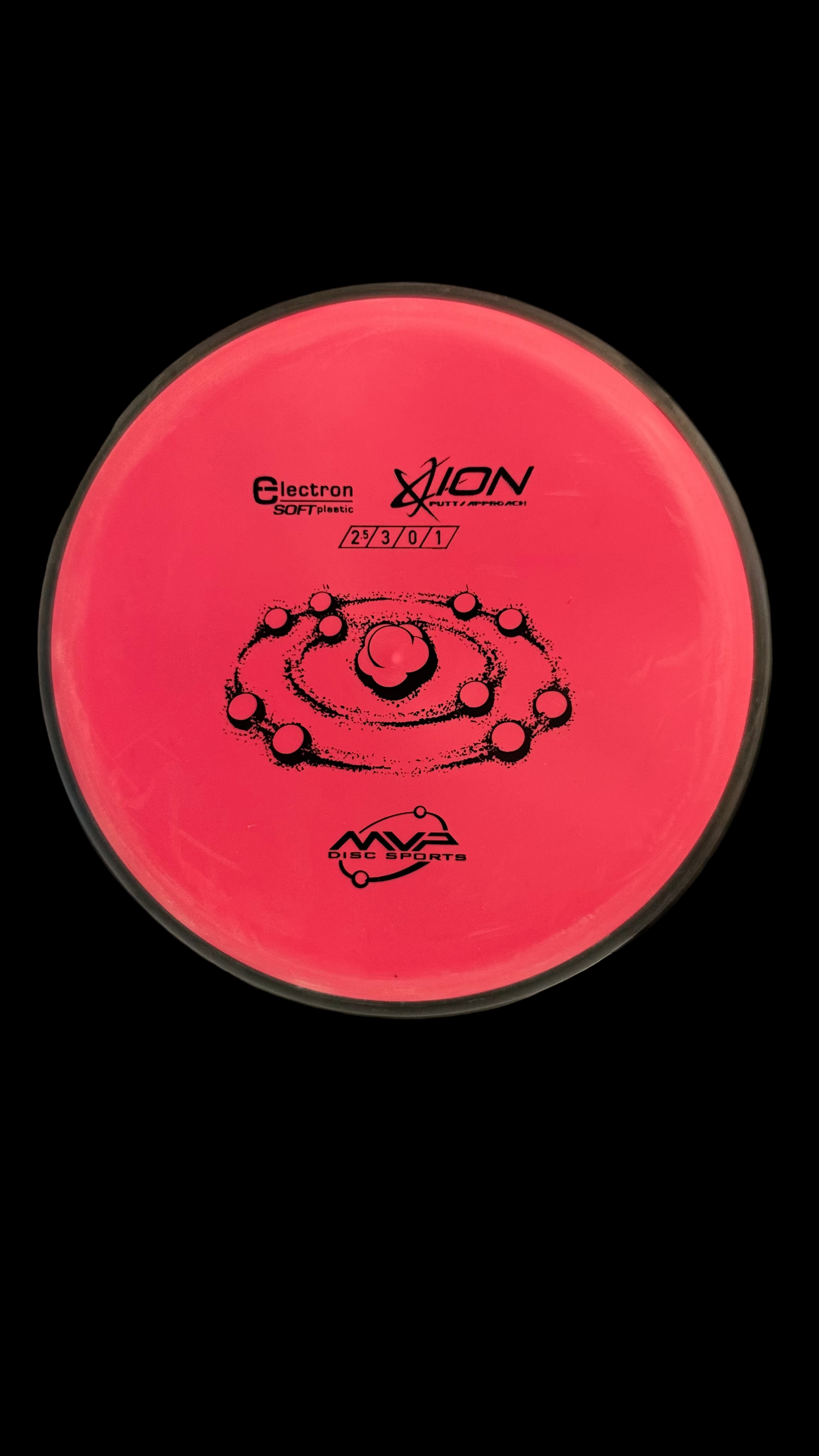 mvp electron ion soft red putter with orbit stamp